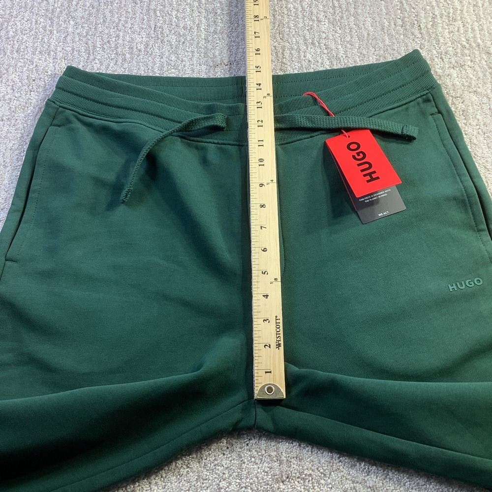 Hugo Boss Dapozip Mens Open Green Jersey Jogger Sweatpants Size L NWT - Picture 12 of 15